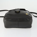 BALLY Backpack Leather Brown Gold Auth BA10063-5