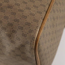 GUCCI Micro GG Supreme Boston Bag PVC Beige Gold Auth BA10065-16
