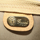 GUCCI Micro GG Supreme Boston Bag PVC Beige Gold Auth BA10065-21