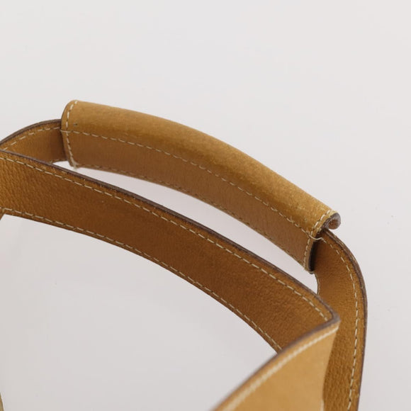 GUCCI Micro GG Supreme Boston Bag PVC Beige Gold Auth BA10065