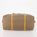 GUCCI Micro GG Supreme Boston Bag PVC Beige Gold Auth BA10065-5