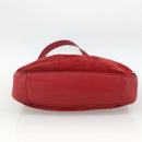 GUCCI Bamboo Shoulder Bag Suede 2way Red Gold 001 1577 2615 Auth BA10066-5