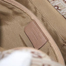 Salvatore Ferragamo Tote Bag Canvas Beige Gold Auth BA10067-20