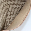 GUCCI GG Supreme Web Sherry Line Tote Bag PVC Beige Gold 39 02 003 Auth BA10068-11