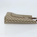 GUCCI GG Supreme Web Sherry Line Tote Bag PVC Beige Gold 39 02 003 Auth BA10068-3