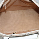 BURBERRY Nova Check Hand Bag Canvas Beige Auth BA1007-11