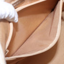 BURBERRY Nova Check Hand Bag Canvas Beige Auth BA1007-19