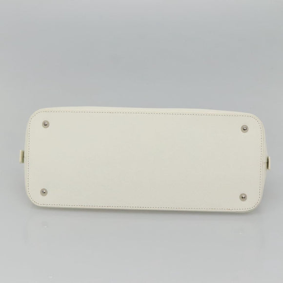 BURBERRY Nova Check Hand Bag Canvas Beige Auth BA1007