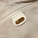 GUCCI Hand Bag Leather Ivory Gold Auth BA10073-19