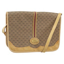 GUCCI Micro GG Supreme Shoulder Bag PVC Beige Gold 001 104 0551 Auth BA10075-1