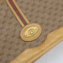 GUCCI Micro GG Supreme Shoulder Bag PVC Beige Gold 001 104 0551 Auth BA10075-17
