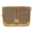 GUCCI Micro GG Supreme Shoulder Bag PVC Beige Gold 001 104 0551 Auth BA10075-13