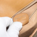 GUCCI Micro GG Supreme Shoulder Bag PVC Beige Gold 001 104 0551 Auth BA10075-12