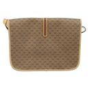 GUCCI Micro GG Supreme Shoulder Bag PVC Beige Gold 001 104 0551 Auth BA10075-2