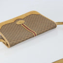 GUCCI Micro GG Supreme Shoulder Bag PVC Beige Gold 001 104 0551 Auth BA10075-6