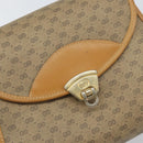 GUCCI Micro GG Supreme Shoulder Bag PVC Beige Gold Auth BA10076-14