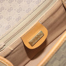 GUCCI Micro GG Supreme Shoulder Bag PVC Beige Gold Auth BA10076-16