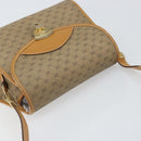 GUCCI Micro GG Supreme Shoulder Bag PVC Beige Gold Auth BA10076-6