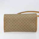 GUCCI Micro GG Supreme Shoulder Bag PVC Beige Gold Auth BA10076-9