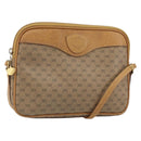 GUCCI Micro GG Supreme Shoulder Bag PVC Beige Gold 007 123 0428 Auth BA10077-1