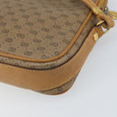 GUCCI Micro GG Supreme Shoulder Bag PVC Beige Gold 007 123 0428 Auth BA10077-16