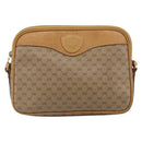 GUCCI Micro GG Supreme Shoulder Bag PVC Beige Gold 007 123 0428 Auth BA10077-13