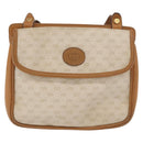 GUCCI Micro GG Supreme Shoulder Bag PVC Beige Gold 007 23 0114 Auth BA10078-13