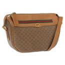 GUCCI Micro GG Supreme Web Sherry Line Bag PVC Beige 001 115 0918 Auth BA10081-1