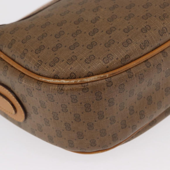 GUCCI Micro GG Supreme Web Sherry Line Bag PVC Beige 001 115 0918 Auth BA10081