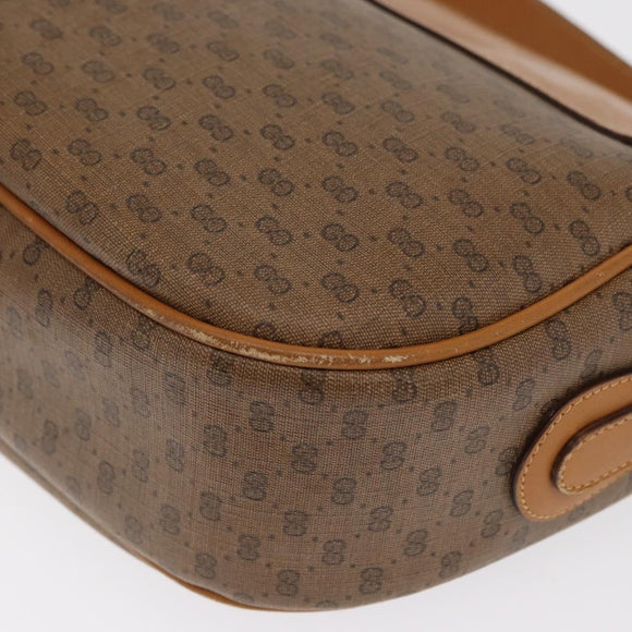 GUCCI Micro GG Supreme Web Sherry Line Bag PVC Beige 001 115 0918 Auth BA10081