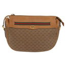 GUCCI Micro GG Supreme Web Sherry Line Bag PVC Beige 001 115 0918 Auth BA10081-2