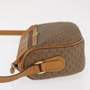 GUCCI Micro GG Supreme Web Sherry Line Bag PVC Beige 001 115 0918 Auth BA10081-5