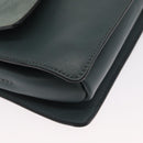 Chloe Fay Shoulder Bag Leather Suede Green Gold Auth BA10084-10