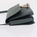 Chloe Fay Shoulder Bag Leather Suede Green Gold Auth BA10084-5
