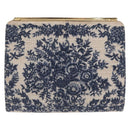 BALLY Chain Shoulder Bag Canvas Navy Gold Auth BA10088-3