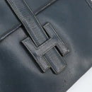 HERMES Clutch Tas Leer Navy Auth BA10093-8