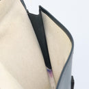 HERMES Clutch Bag Leather Navy Auth BA10093-18