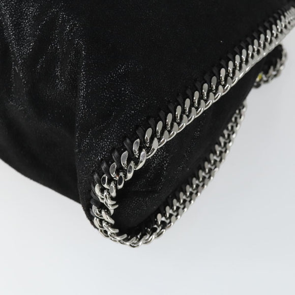 Stella MacCartney Chain Falabella Bag polyester 2way Black 495151 Auth BA10099
