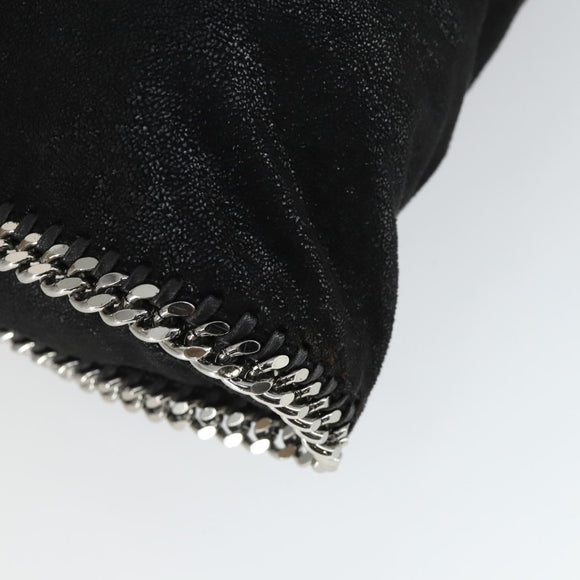 Stella MacCartney Chain Falabella Bag polyester 2way Black 495151 Auth BA10099