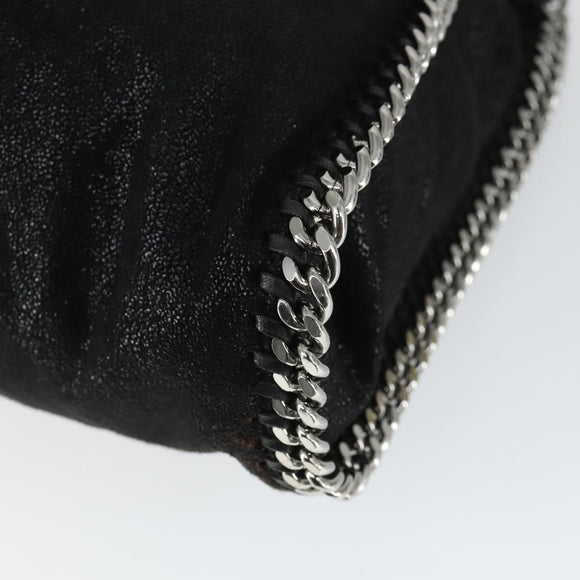 Stella MacCartney Chain Falabella Bag polyester 2way Black 495151 Auth BA10099