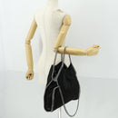 Stella MacCartney Chain Falabella Bag polyester 2way Black 495151 Auth BA10099-24