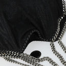 Stella MacCartney Chain Falabella Bag polyester 2way Black 495151 Auth BA10099-6