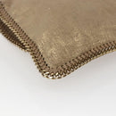 Stella MacCartney Clutch Bag polyester Gold 495151 Auth BA10100-16