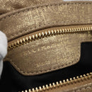 Stella MacCartney Clutch Bag polyester Gold 495151 Auth BA10100-20