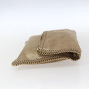 Stella MacCartney Clutch Bag polyester Gold 495151 Auth BA10100-4