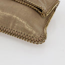 Stella MacCartney Clutch Bag polyester Gold 495151 Auth BA10100-7