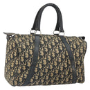 Christian Dior Trotter Canvas Hand Bag Navy Auth BA10103-1