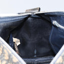 Christian Dior Trotter Canvas Hand Bag Navy Auth BA10103-17