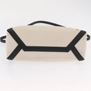 VALENTINO Tote Bag Canvas 2way Beige Gold Auth BA10106-6