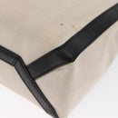 VALENTINO Tote Bag Canvas 2way Beige Gold Auth BA10106-10